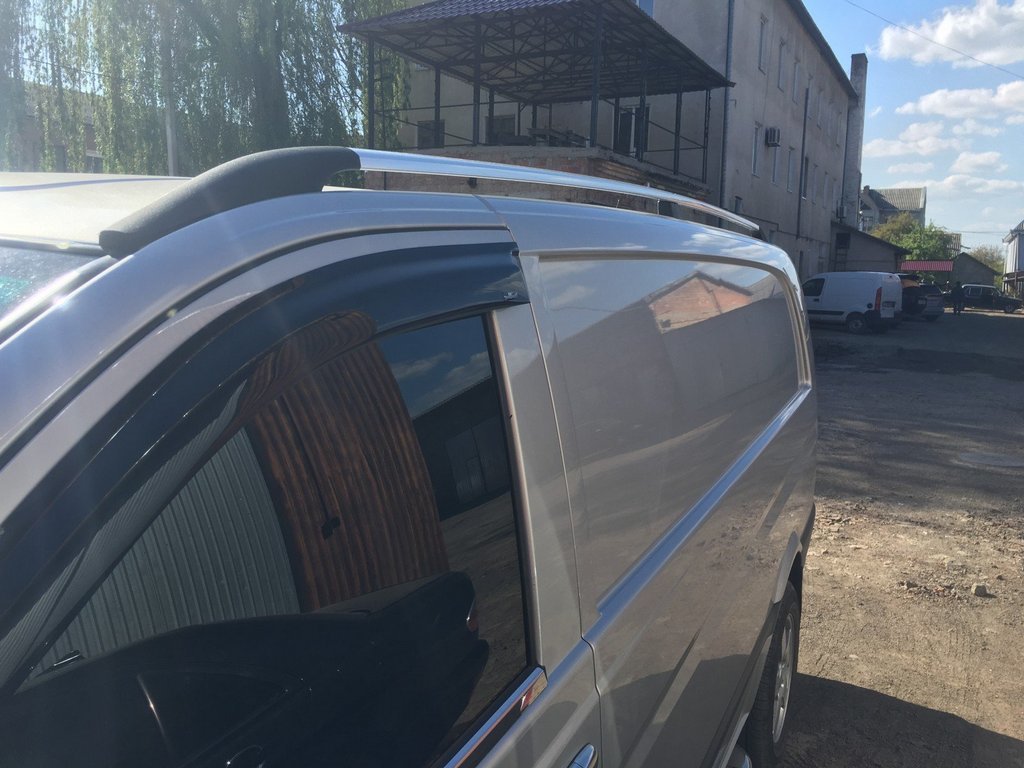 Roof Rails Chrome DDU (Plastic Feet) for Mercedes Vito W639 2004-2014 - image 14