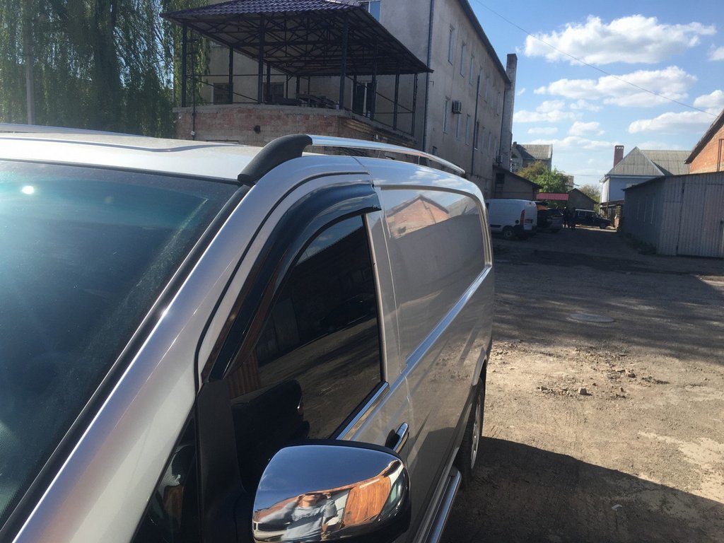 Roof rails Chrome DDU (Plast. feet) for Mercedes Vito / V-class W447 2014↗ year - image 22