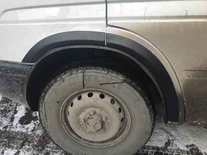 Fender flares (6 pcs, black) for Volkswagen LT 1995-2006 - image 4