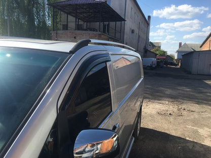Roof Rails Chrome DDU (Plastic Feet) for Mercedes Vito W639 2004-2014 - image 15