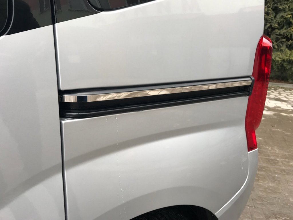 Sliding door molding (2 pcs, stainless steel) for Fiat Fiorino/Qubo - image 5