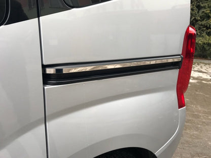 Sliding door molding (2 pcs, stainless steel) for Fiat Fiorino/Qubo - image 5