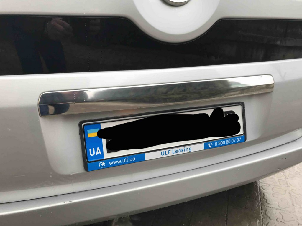 Trim above the number (stainless steel.) for Citroen Nemo - image 5