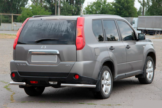 Rear Corner Bars AK003 (2 pcs, stainless steel) for Nissan X-trail T31 2007-2014 - image 1