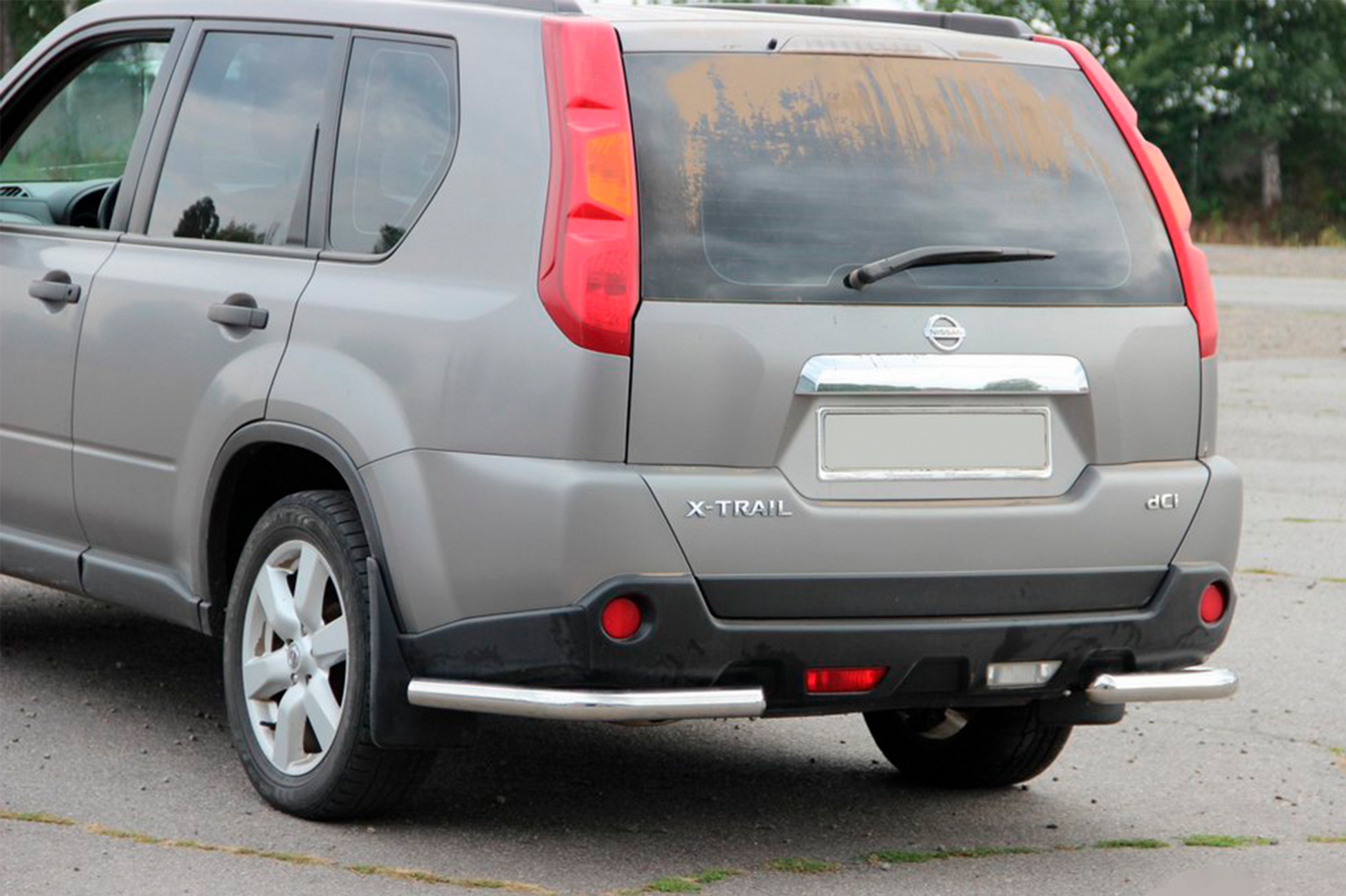 Rear Corner Bars AK003 (2 pcs, stainless steel) for Nissan X-trail T31 2007-2014 - image 3
