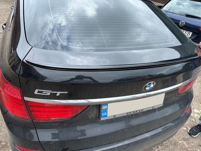 Rear Spoiler LIP Sunplex (2009-2013, black) for BMW 5 Series F07 2009–2017 - image 1