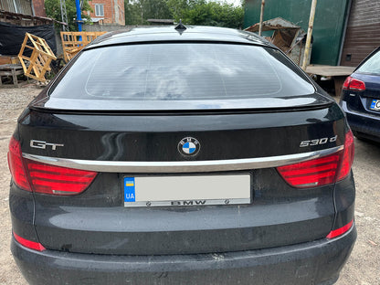 Rear Spoiler LIP Sunplex (2009-2013, black) for BMW 5 Series F07 2009–2017 - image 3