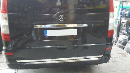Trunk Lid Trim Stainless Steel for Mercedes Vito W639 2004-2014 - image 3