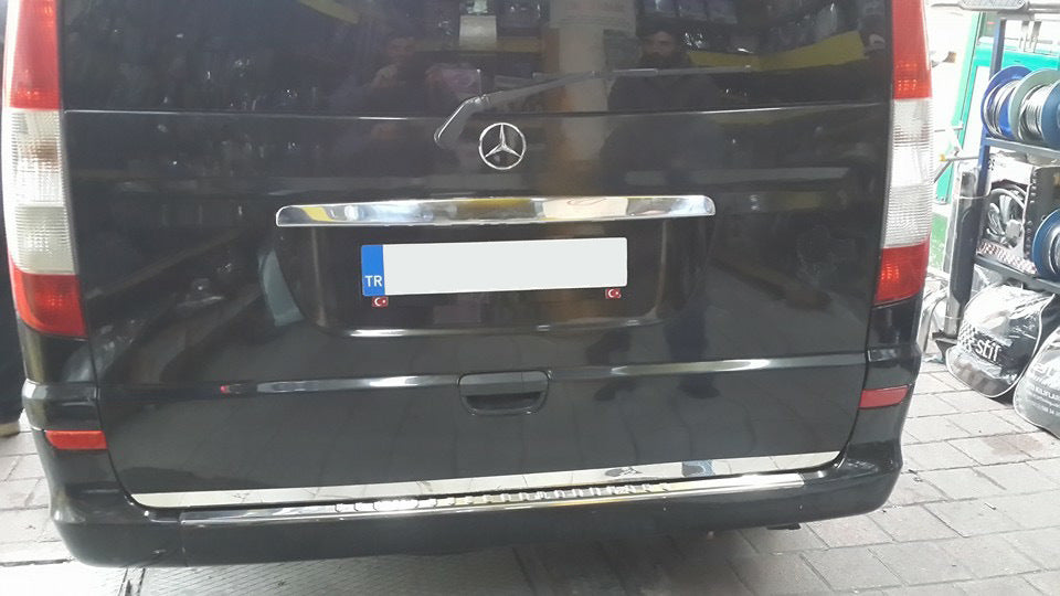 Trunk Lid Trim Stainless Steel for Mercedes Viano 2004-2014 - image 3