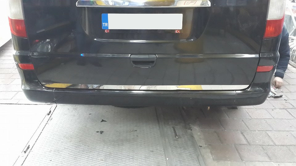 Trunk Lid Trim Stainless Steel for Mercedes Vito W639 2004-2014 - image 4
