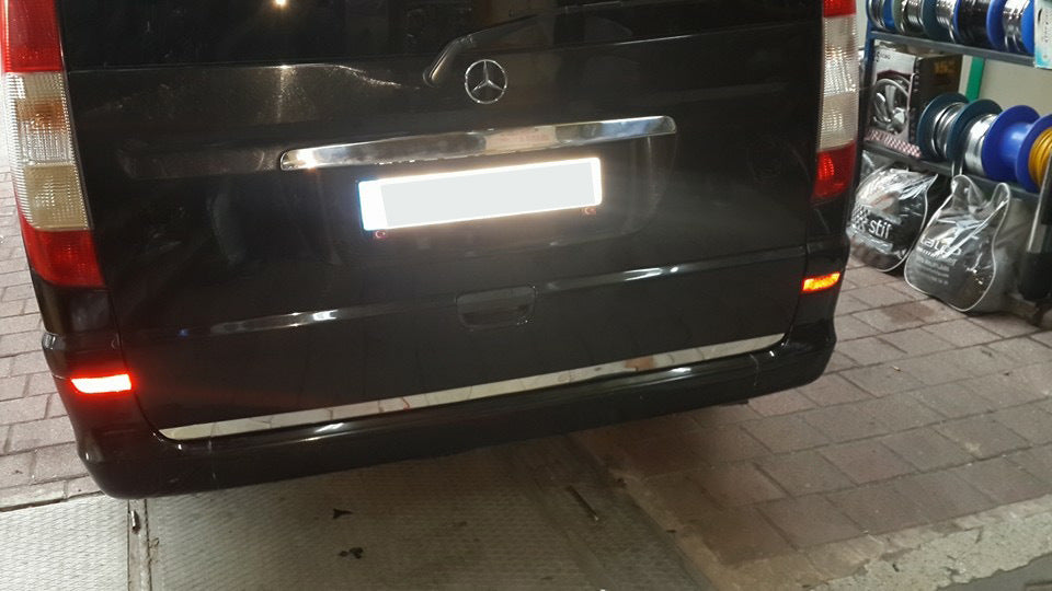 Trunk Lid Trim Stainless Steel for Mercedes Vito W639 2004-2014 - image 7