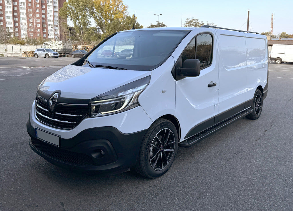 Side area Allmond Black (2 pcs., Aluminum) for Renault Trafic 2015↗ - image 2
