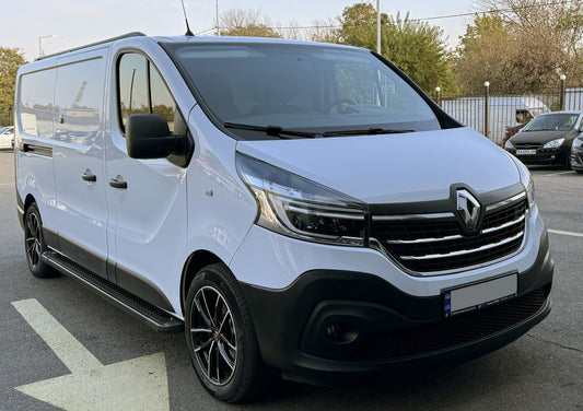 Side Steps Allmond Black (2 pcs, Aluminum) for Renault Trafic 2015- - image 1