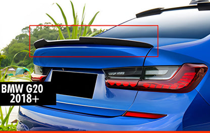 M4-Style Spoiler (for G20/G80, Gloss Black) for BMW 3 Series G20/21 2018- - image 1