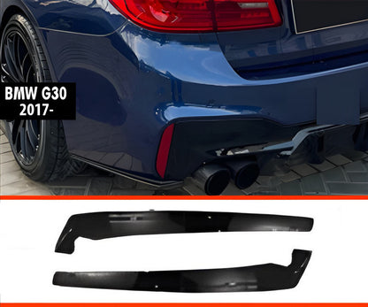Rear Flap Extensions DPT (Gloss Black) for BMW 5 Series G30/31 2017-2023 - image 1
