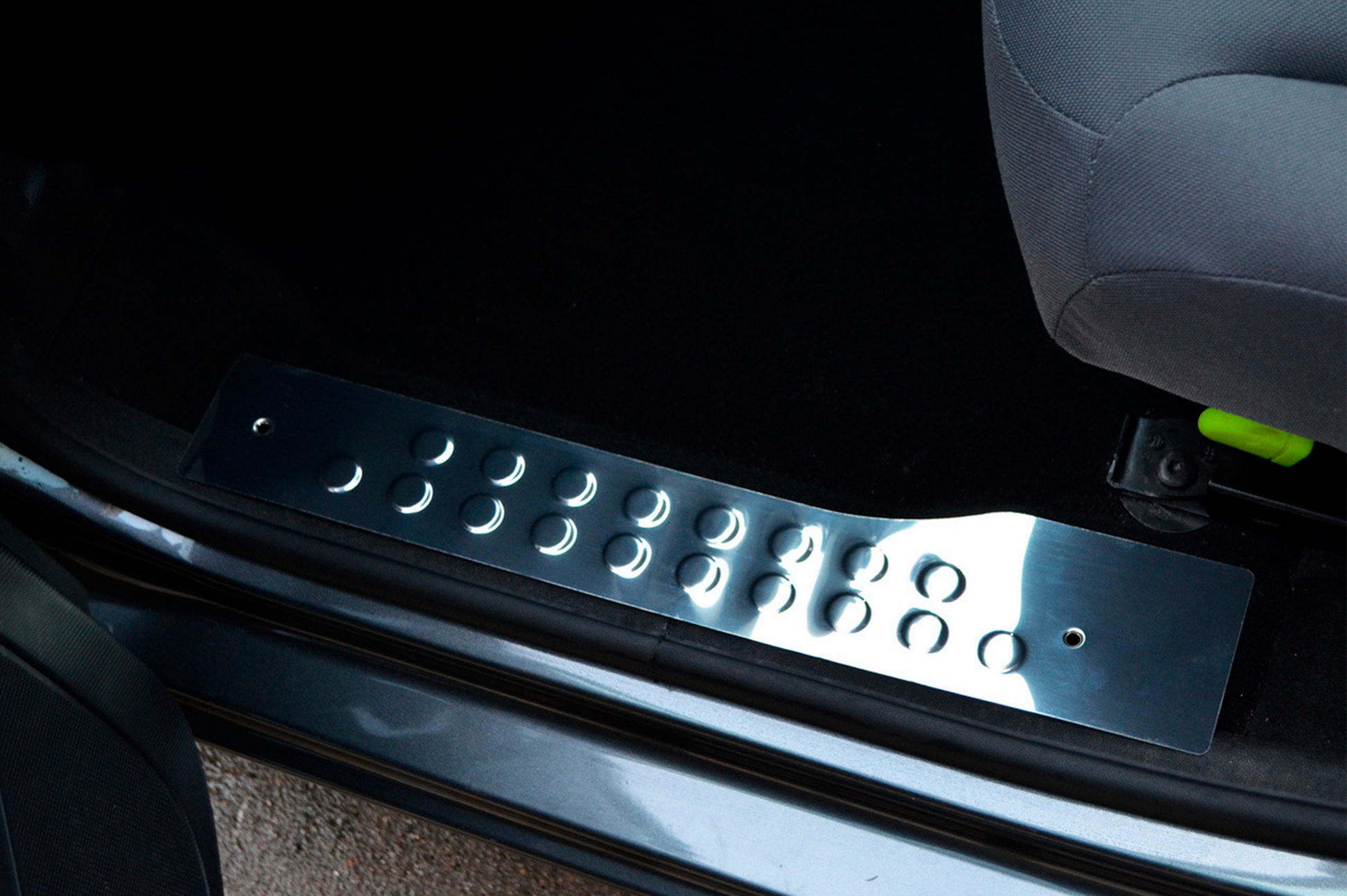 Interior door sill plates OmsaLine stainless steel for Peugeot Partner Tepee 2008-2018 - image 4