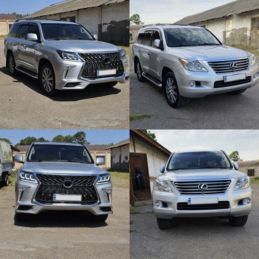 Mini-restyling kit from the 2008-2015 TRD Sport model (bumper, headlights) for Lexus LX570/450d - Reelken Auto