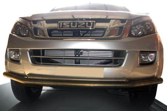 Front protection ST014 (stainless) for Isuzu D-Max 2011-2019 - Reelken Auto