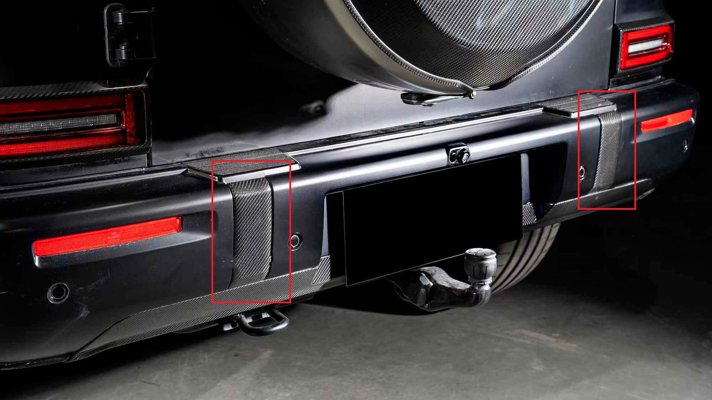 Front and Rear Bumper Cover Set (for G63 AMG, Carbon) for Mercedes G сlass W465 2025- - image 2