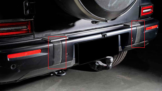 Front and Rear Bumper Cover Set (for G63 AMG, Carbon) for Mercedes G сlass W465 2025- - image 2