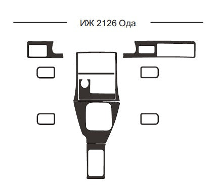 Dashboard Trim Covers for IZH 2126 1990–2005 - image 1