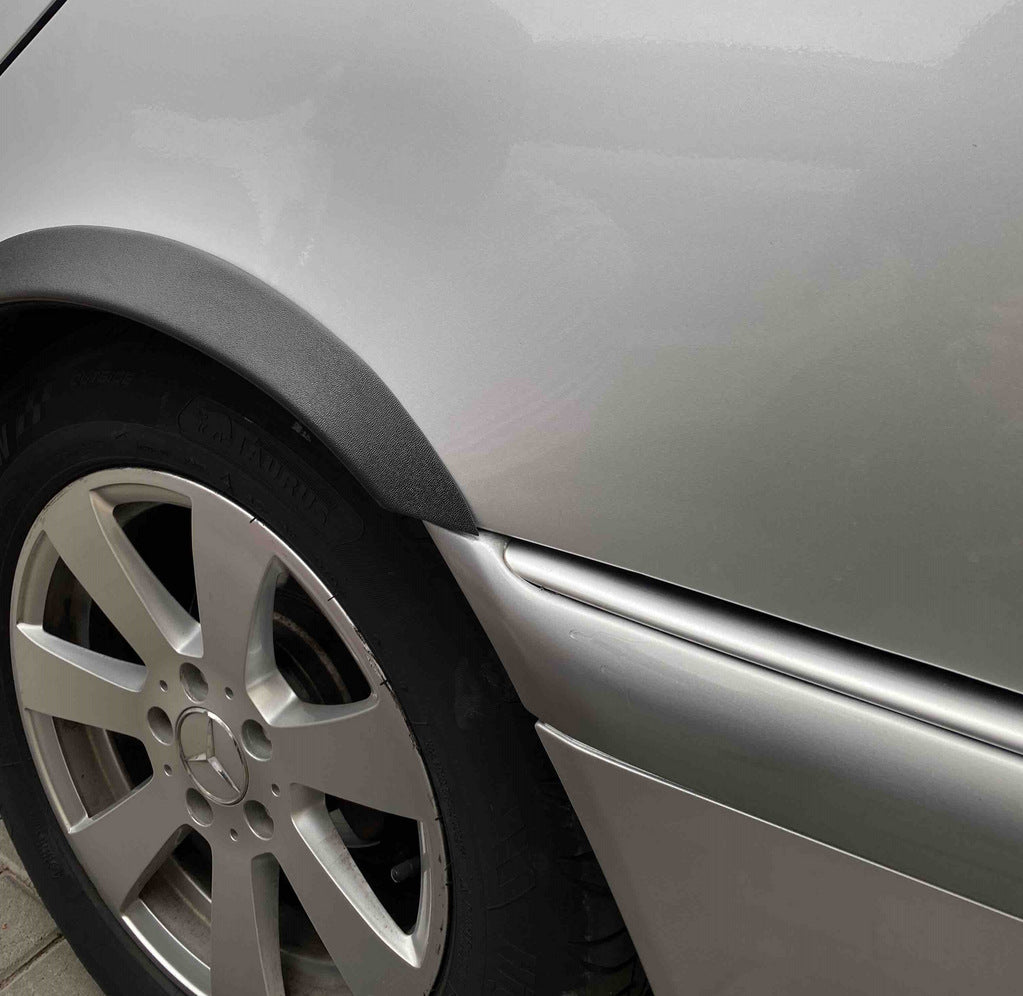 Fender flares (4 pcs, black, ABS plastic) for Mercedes C-class W202 1993-2001 - image 5