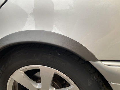 Fender flares (4 pcs, black, ABS plastic) for Mercedes C-class W202 1993-2001 - image 3