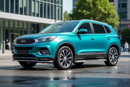 Side Steps Tayga V2 (2 pcs, Aluminum) for Chery Tiggo 8 2017- - image 1