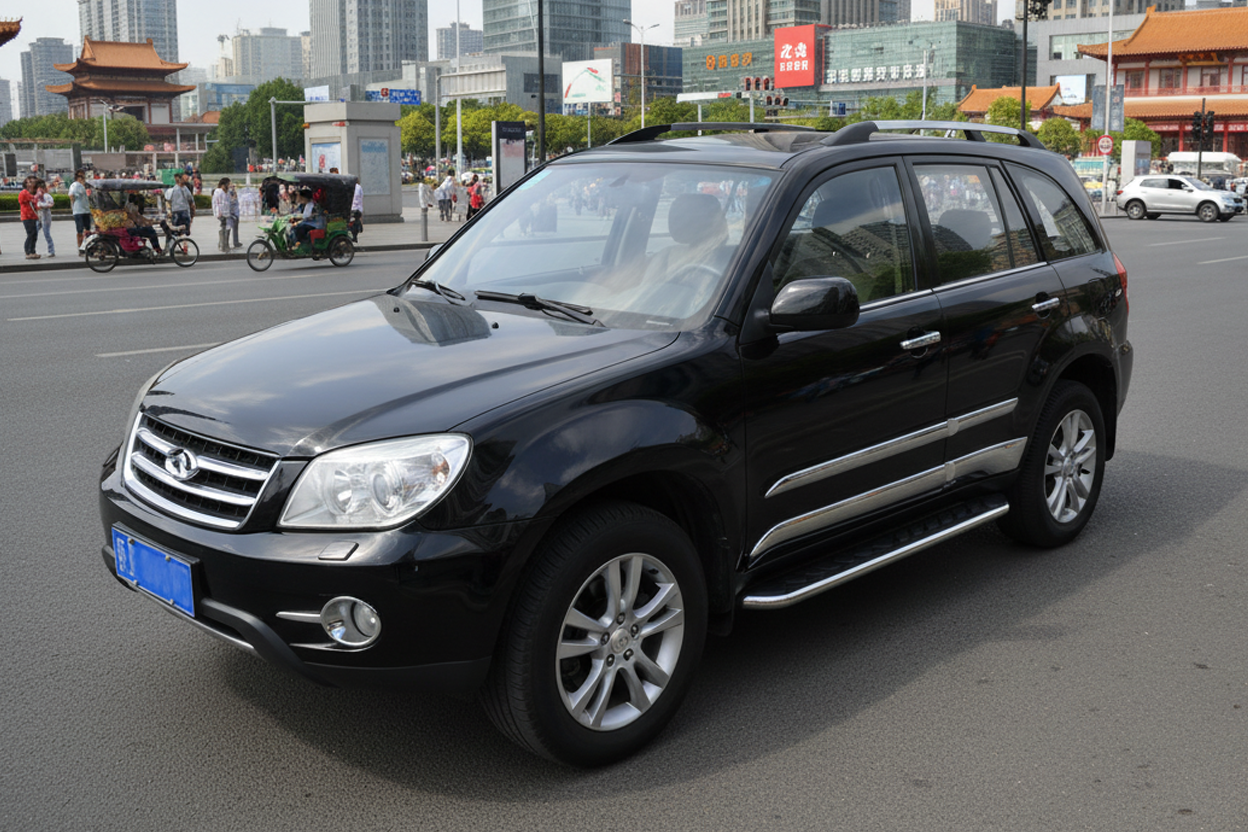 Side Steps Maydos V1 (2 pcs, Aluminum & Stainless Steel) for Chery Tiggo 1 2005-2016 - image 2