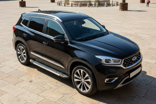 Side Steps RedLine V1 (2 pcs, Aluminum) for Chery Tiggo 8 2017- - image 1