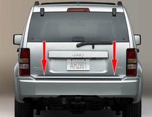 The edge of the trunk (stainless) for Jeep Cherokee/Liberty 2007-2013 - Reelken Auto
