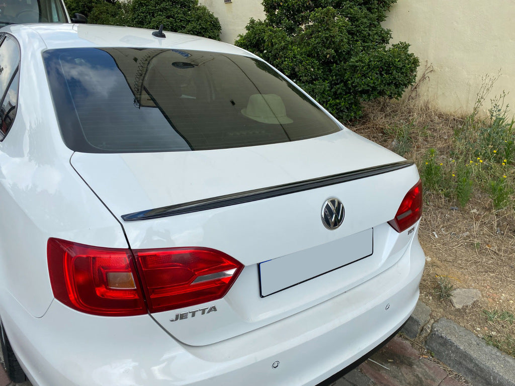 Spoiler LIP (Sunplex, black) (115.8cm x 6.3cm) for Volkswagen Jetta 2011-2018 - image 1