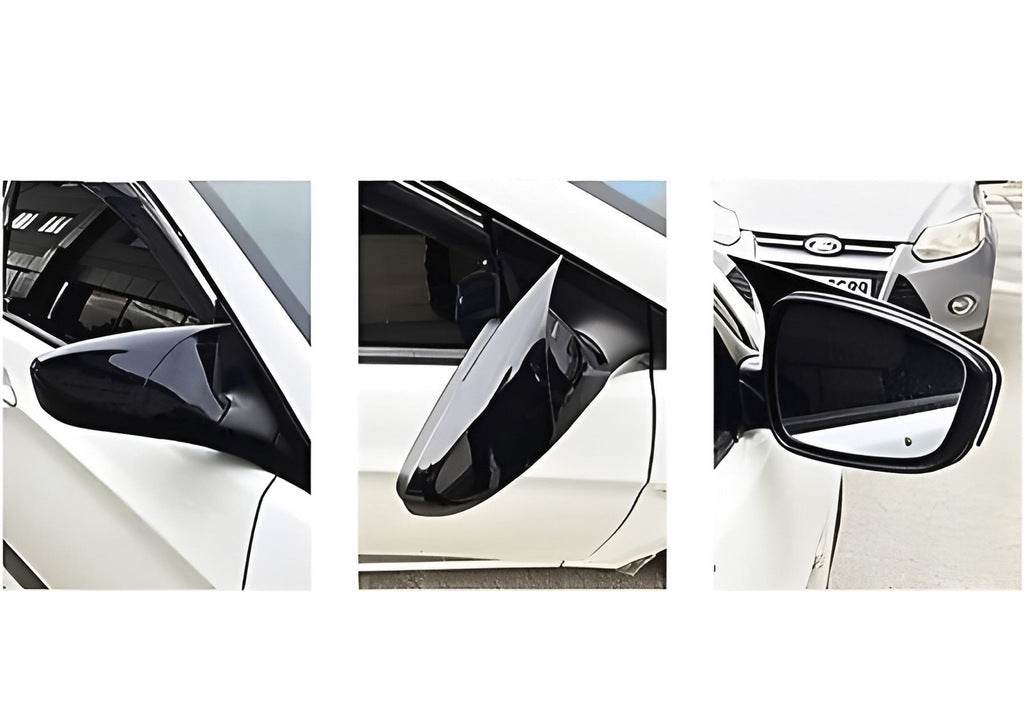 Covers for mirrors with a cutout for turning BMW-style (2 pcs) for Hyundai Elantra (MD/UD) 2011-2015 - Reelken Auto