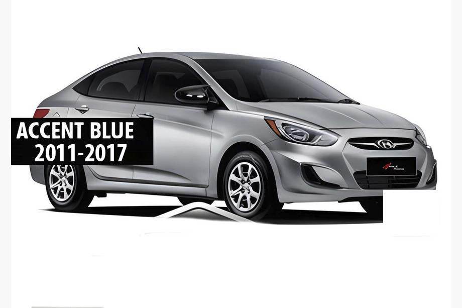 Covers for mirrors without cutout for turning BMW-style (2 pcs) for Hyundai Accent 2011-2017 - Reelken Auto