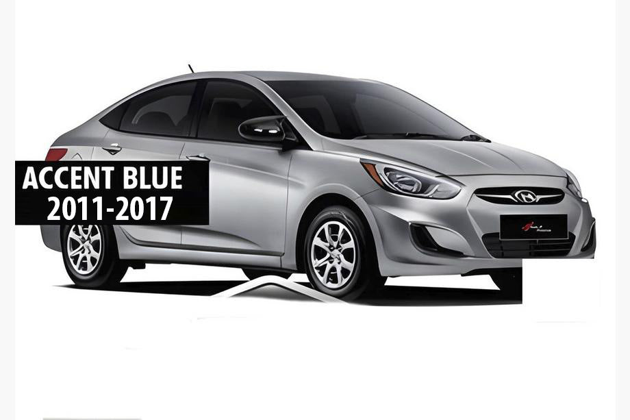 Mirror covers without indicator cutout BMW-style (2 pcs) for Hyundai Accent 2011-2017 - image 5