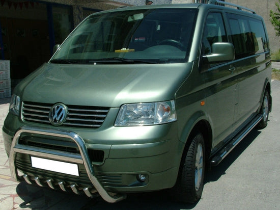 The WT003 bumper guard (stainless) for Volkswagen T5 Transporter 2003-2010 - image 4