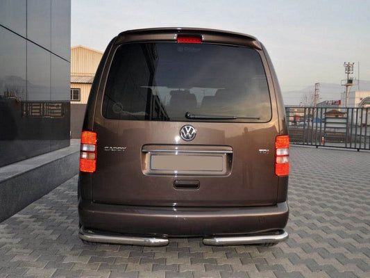 Rear corners AK003 (2 PCs, stainless steel) for Volkswagen Caddy 2004-2010 - Reelken Auto