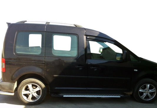 Side Steps X5-Type (2 pcs, Aluminum) for Volkswagen Caddy 2010-2015 - image 1