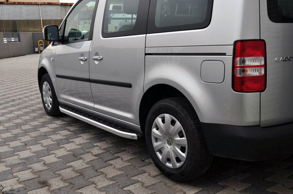 Side Steps Fullmond (2 pcs, aluminum) for Volkswagen Caddy 2004-2010 - image 1
