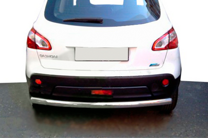 Rear bar straight (stainless steel) for Nissan Qashqai 2007-2010 - image 2