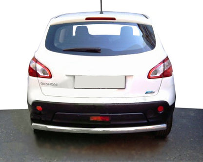 Rear bar straight (stainless steel) for Nissan Qashqai 2007-2010 - image 2
