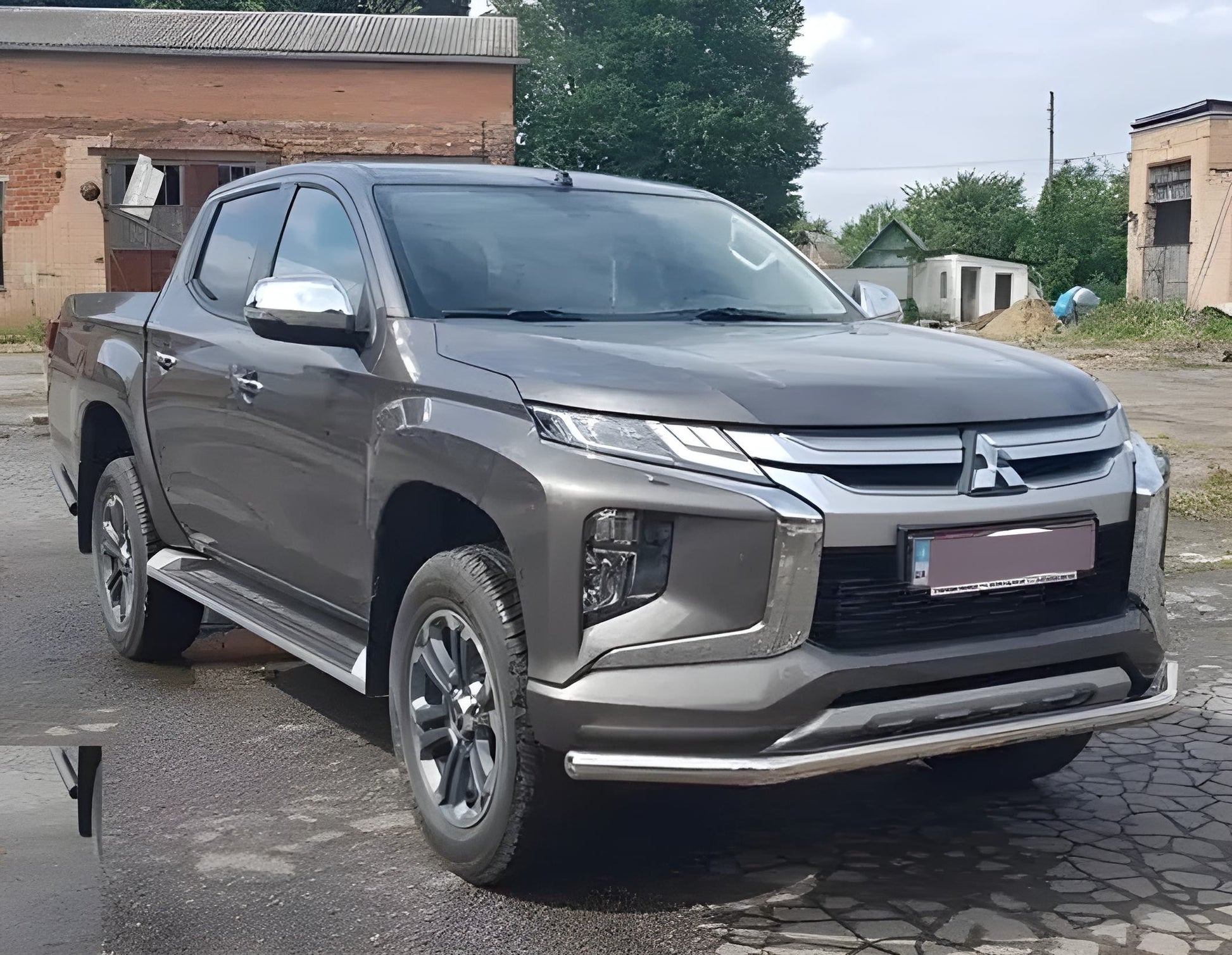 Front Bar ST008 (Stainless Steel) for Mitsubishi L200 2015-2024 - image 2