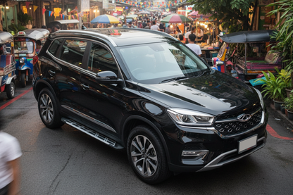 Side Steps Sunrise (2 pcs, Aluminum) for Chery Tiggo 8 2017- - image 1