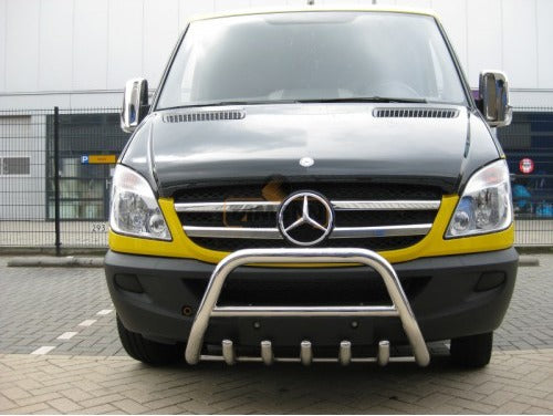The WT003 bumper guard (stainless) for Mercedes Sprinter W906 2006-2018 - image 1