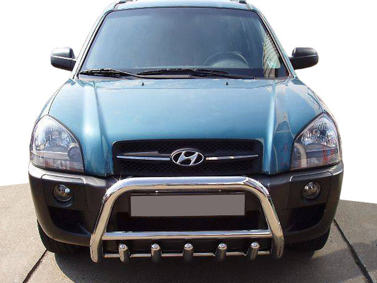 The WT003 bumper guard (stainless) for Hyundai Tucson JM 2004↗ - image 1