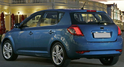 Edging of glass (4 pieces, stainless steel.) for Kia Ceed 2007-2012 - Reelken Auto