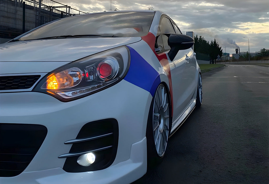 BMW-Style Mirror Covers (with Turn Signal, 2 pcs) for Kia Rio 2012-2017 - image 9