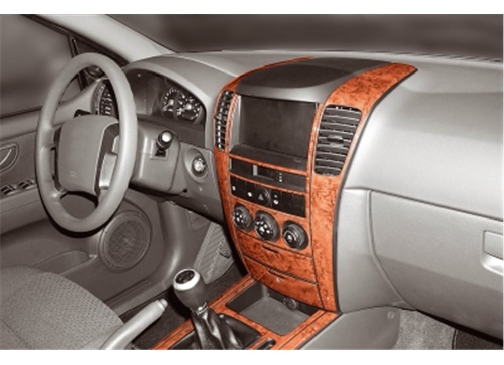 Dashboard Trim Kit Version 1 (2003-2007) for Kia Sorento I BL 2002-2009 - image 3