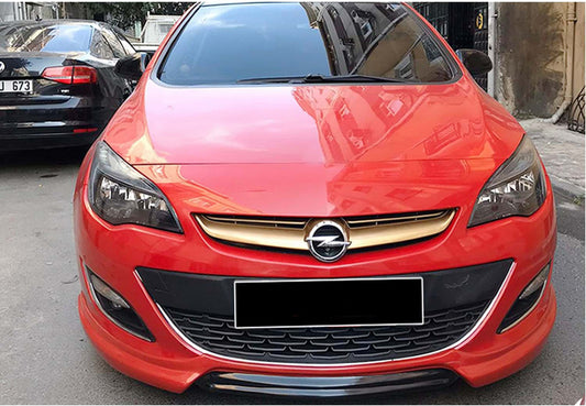 Front Lip DPT V-1 (Gloss Black) for Opel Astra J 2009-2015 - image 2