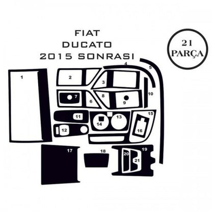 Panel overlay (2014+) for Fiat Ducato 2006-2025 - image 2